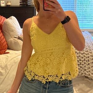 Yellow Abercrombie & Fitch Tank